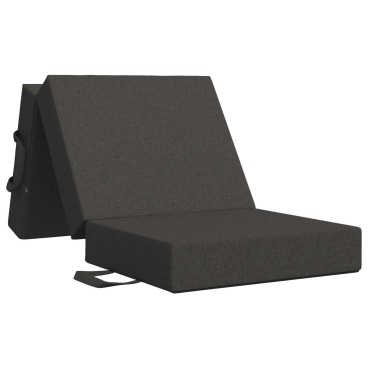 vidaXL Κρεβάτι Καναπέ Αναδιπλούμενο 75x63x45cm Σκούρο Γκρι