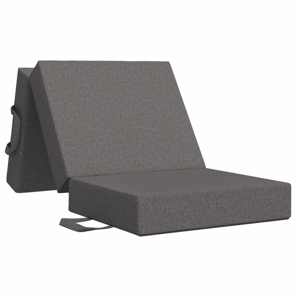 vidaXL Κρεβάτι Καναπέ Αναδιπλούμενο 75x67x45cm Ανοιχτό γκρι