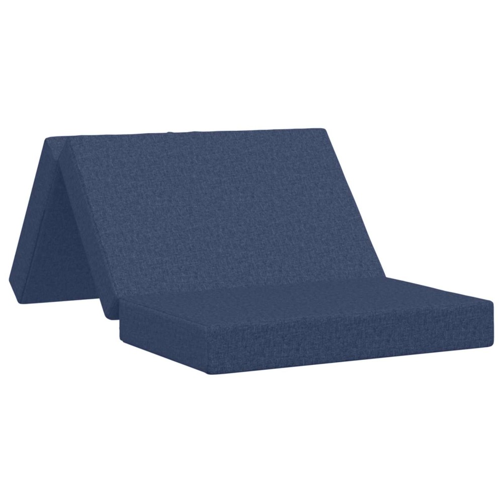 vidaXL Κρεβάτι Καναπέ Αναδιπλούμενο 80x67x45cm Μπλε