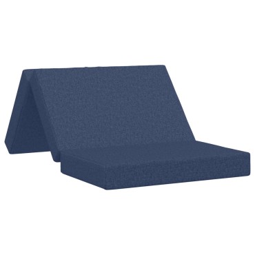 vidaXL Κρεβάτι Καναπέ Αναδιπλούμενο 100x67x45cm Μπλε