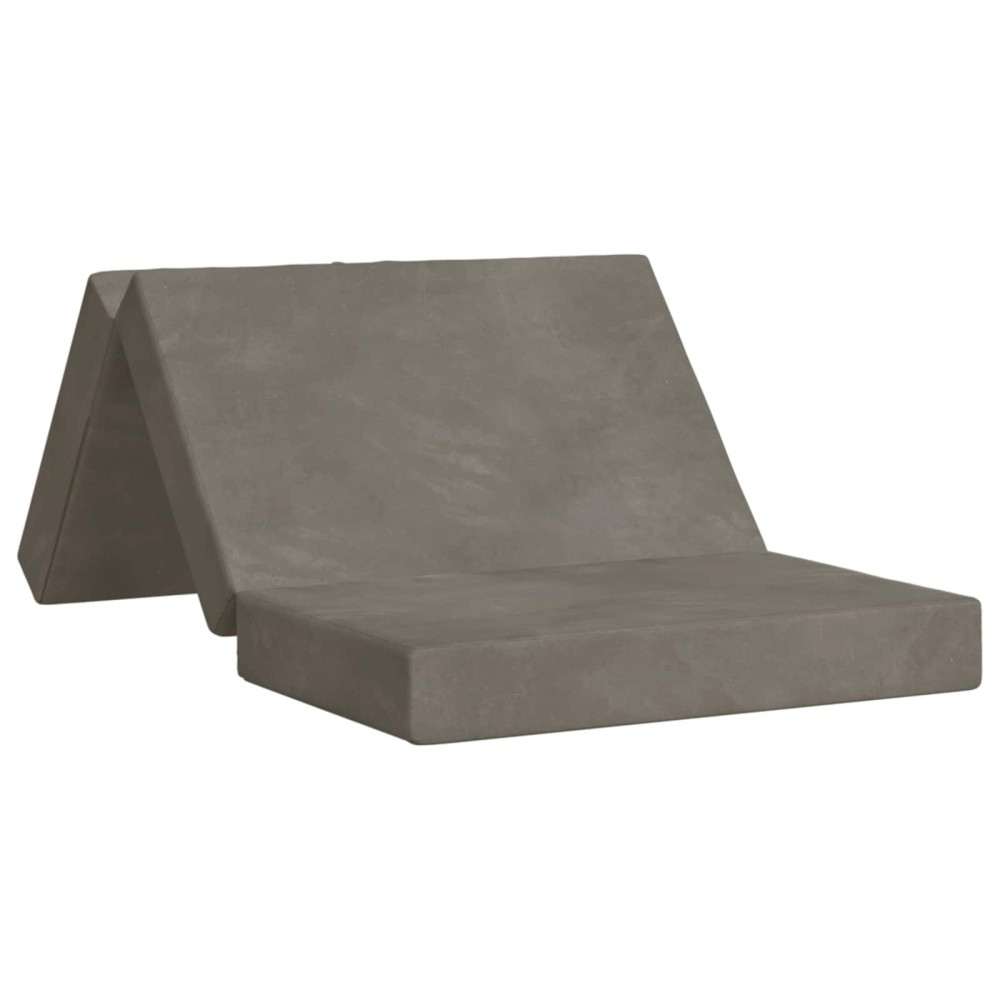 vidaXL Κρεβάτι Καναπέ Αναδιπλούμενο 100x67x45cm Ανοιχτό γκρι