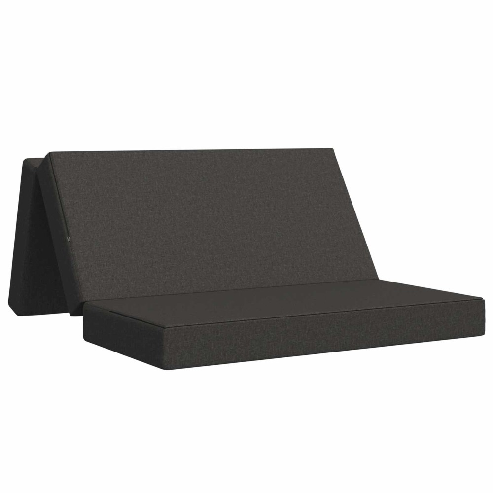 vidaXL Κρεβάτι Καναπέ Αναδιπλούμενο 140x67x45cm Σκούρο Γκρι