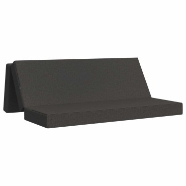 vidaXL Κρεβάτι Καναπέ Αναδιπλούμενο 200x67x45cm Σκούρο Γκρι