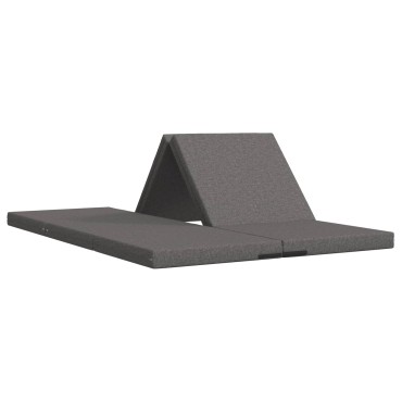 vidaXL Κρεβάτι Καναπέ Αναδιπλούμενο 140x67x15cm Ανοιχτό γκρι