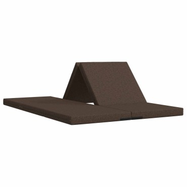 vidaXL Κρεβάτι Καναπέ Αναδιπλούμενο 140x67x15cm Taupe