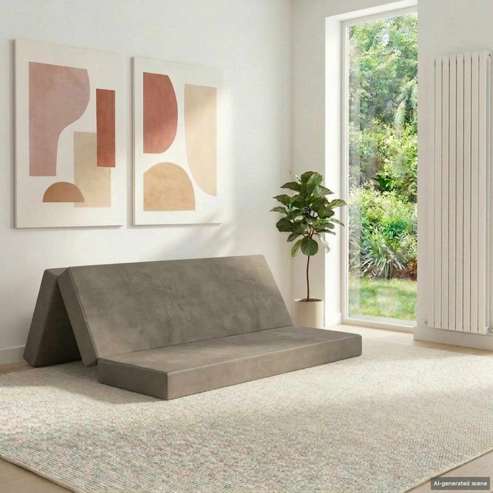 vidaXL Κρεβάτι Καναπέ Αναδιπλούμενο 160x67x45cm Ανοιχτό γκρι