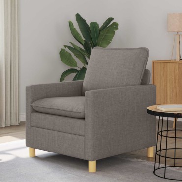 vidaXL Καναπές Taupe 76x81x87,5cm Ύφασμα