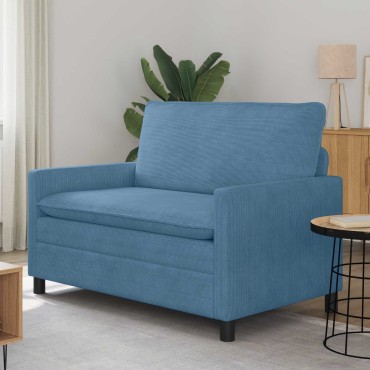 vidaXL Καναπές Μπλε 126x81x87,5cm Ύφασμα