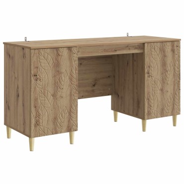 vidaXL Γραφείο Artisan Δρυς 142,5x50x75cm Επεξεργασμένο Ξύλο 1 τεμ.