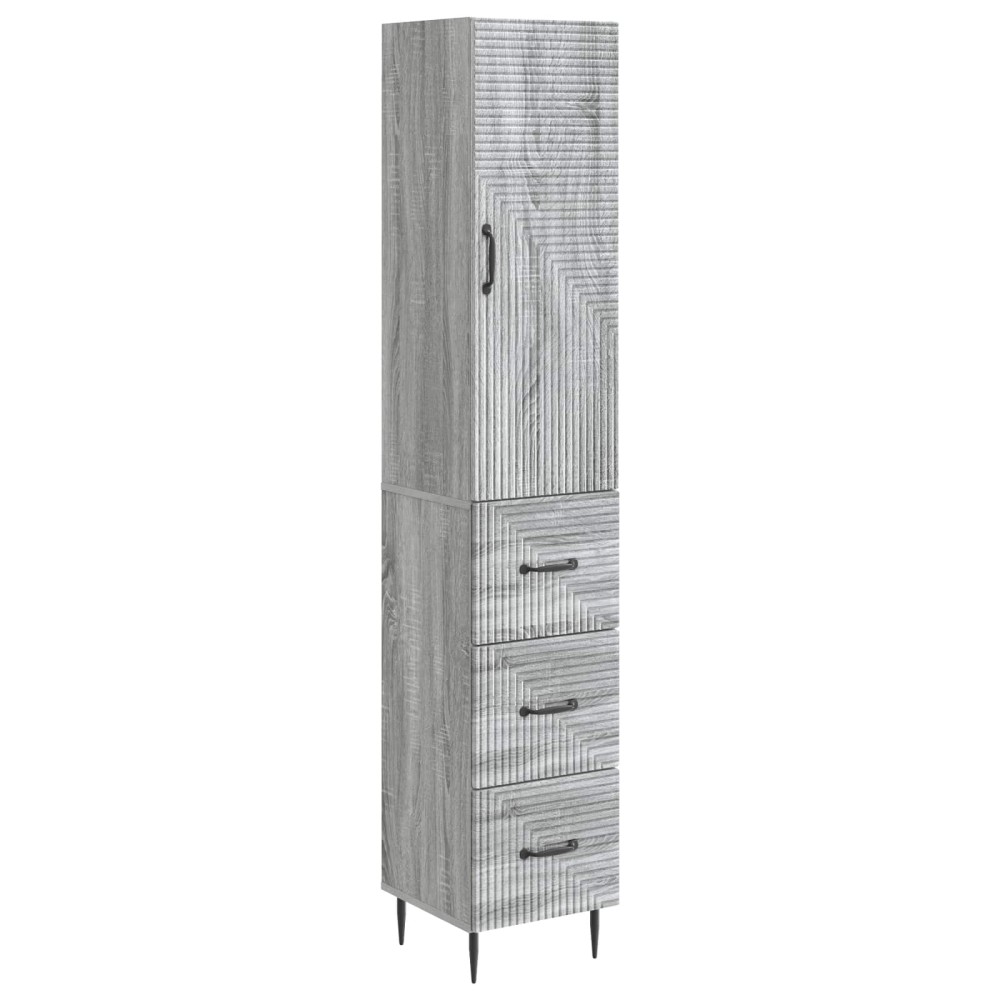 vidaXL Σέτ Ντουλαπιών 2 τεμ. 33x34,5x90cm Επεξεργασμένο Ξύλο