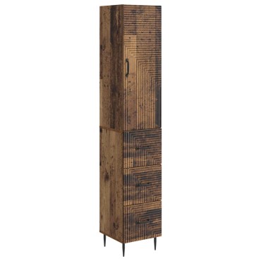 vidaXL Σέτ Ντουλαπιών 2 τεμ. 33x34,5x90cm Επεξεργασμένο Ξύλο