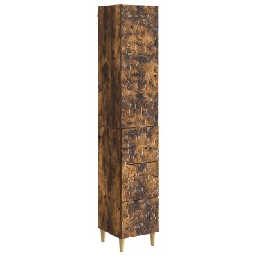 vidaXL Σέτ Ντουλαπιών 2 τεμ. 33x34,5x90cm Επεξεργασμένο Ξύλο