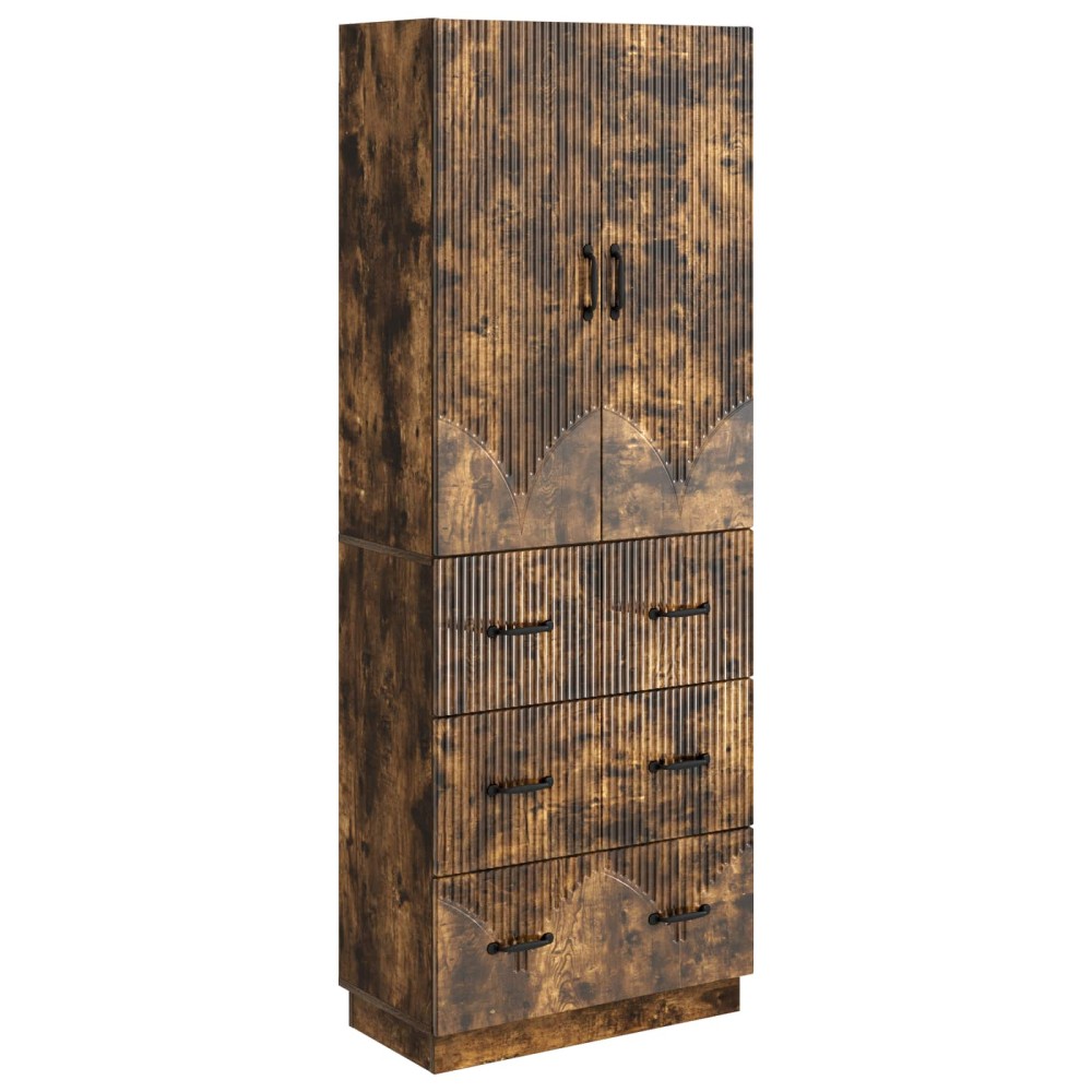 vidaXL Σέτ Ντουλαπιών 2 τεμ. 66x34,5x87cm Επεξεργασμένο Ξύλο