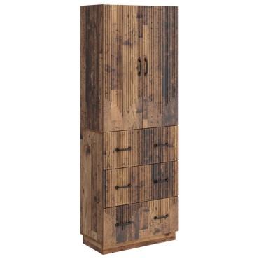 vidaXL Σέτ Ντουλαπιών 2 τεμ. 66x34,5x87cm Επεξεργασμένο Ξύλο