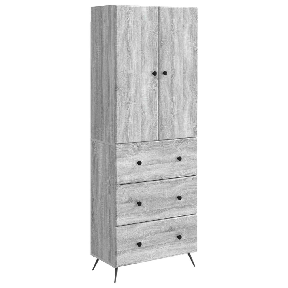 vidaXL Σέτ Ντουλαπιών 2 τεμ. 66x34,5x90cm Επεξεργασμένο Ξύλο