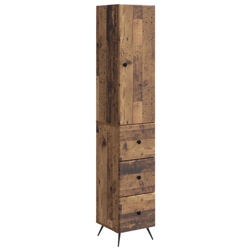vidaXL Σέτ Ντουλαπιών 2 τεμ. 34,5x34,5x90cm Επεξεργασμένο Ξύλο