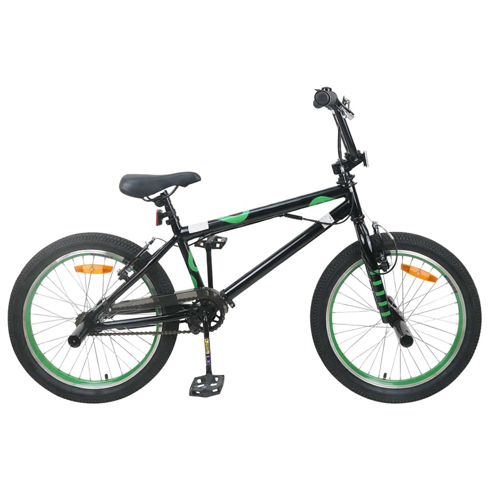 vidaXL BMX Ποδήλατο 20 ίντσες για πάνω από 9 ετών Μαύρο