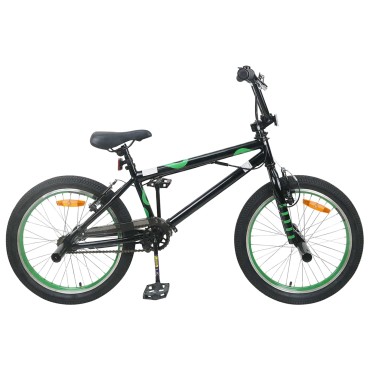 vidaXL BMX Ποδήλατο 20 ίντσες για πάνω από 9 ετών Μαύρο
