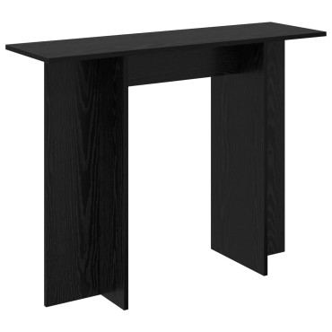 vidaXL Τραπέζι κονσόλας Μαύρη Δρυς 100x30x75cm Επεξεργασμένο Ξύλο