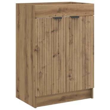 vidaXL Ντουλάπι κάτω από τον νιπτήρα Artisan Δρυς 56x37,5x81 εκ 1 τεμ.