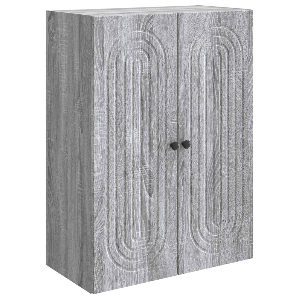 vidaXL Τοίχου Ντουλάπα Γκρι Sonoma 66x34,5x90 εκ