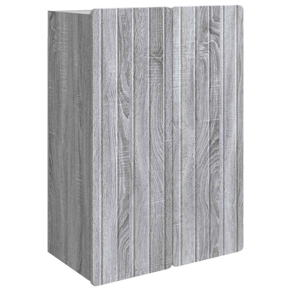 vidaXL Τοίχου Ντουλάπα Γκρι Sonoma 66x34,5x92cm