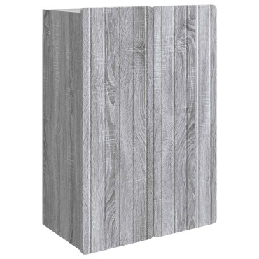 vidaXL Τοίχου Ντουλάπα Γκρι Sonoma 66x34,5x92cm