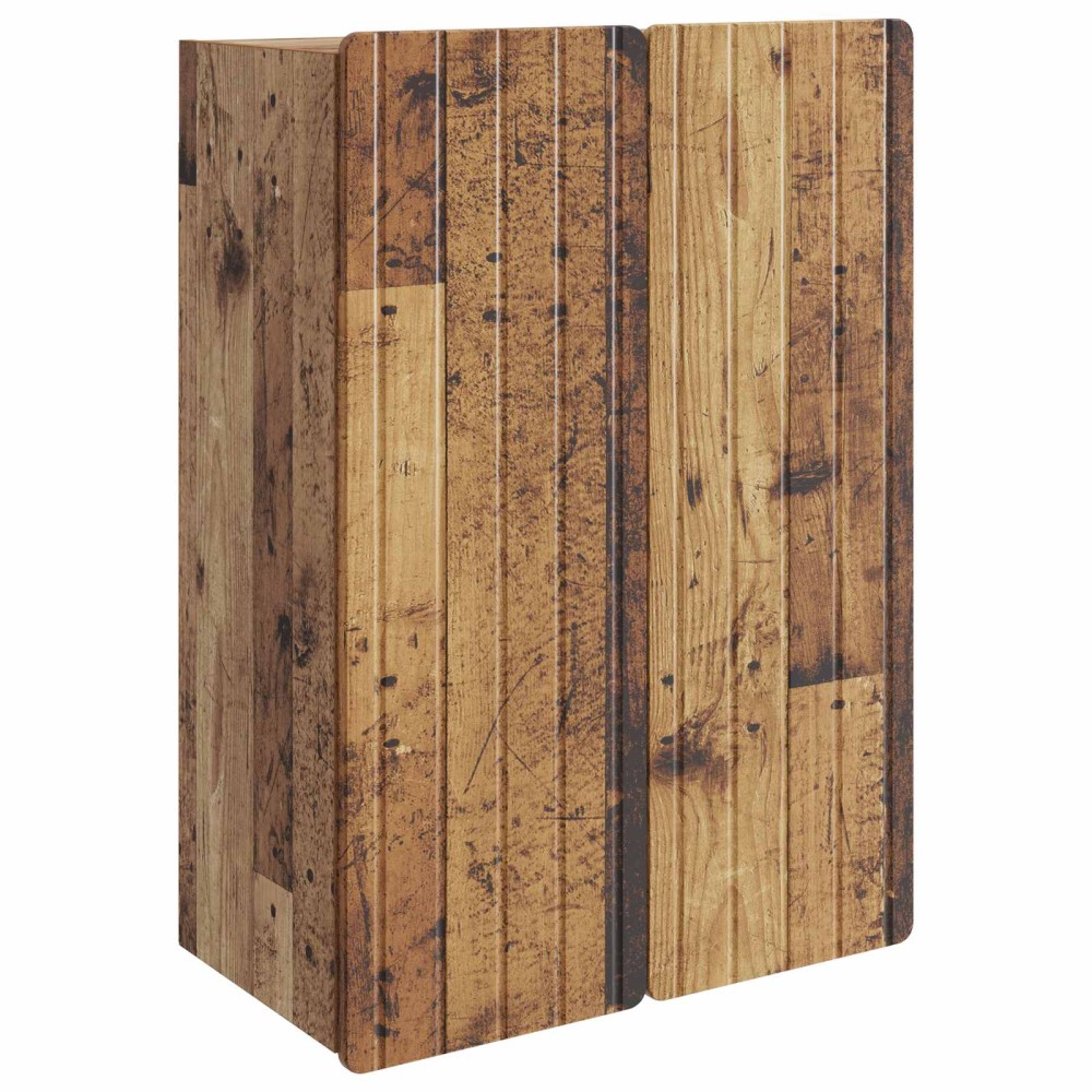 vidaXL Τοίχου Ντουλάπα Παλαιωμένο ξύλο 66x34,5x92cm