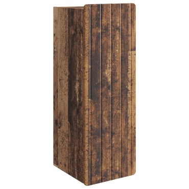 vidaXL Τοίχου Ντουλάπα Παλαιωμένο ξύλο 33x34,5x94cm