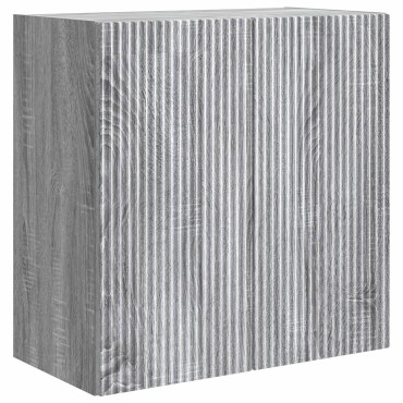 vidaXL Τοίχου Ντουλάπα Γκρι Sonoma 59x31x60cm Επεξεργασμένο Ξύλο