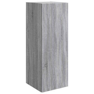vidaXL Τοίχου Ντουλάπα Γκρι Sonoma 33x34,5x90 εκ