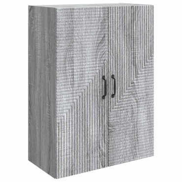 vidaXL Τοίχου Ντουλάπα Γκρι Sonoma 66x34,5x90 εκ