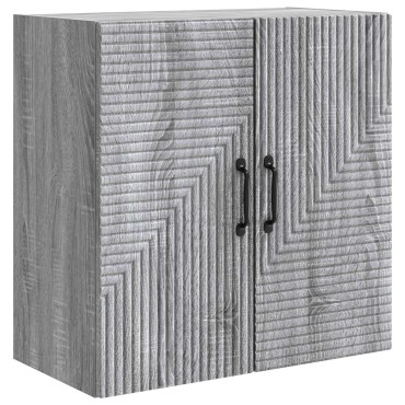 vidaXL Τοίχου Ντουλάπα Γκρι Sonoma 59x31x60cm Επεξεργασμένο Ξύλο