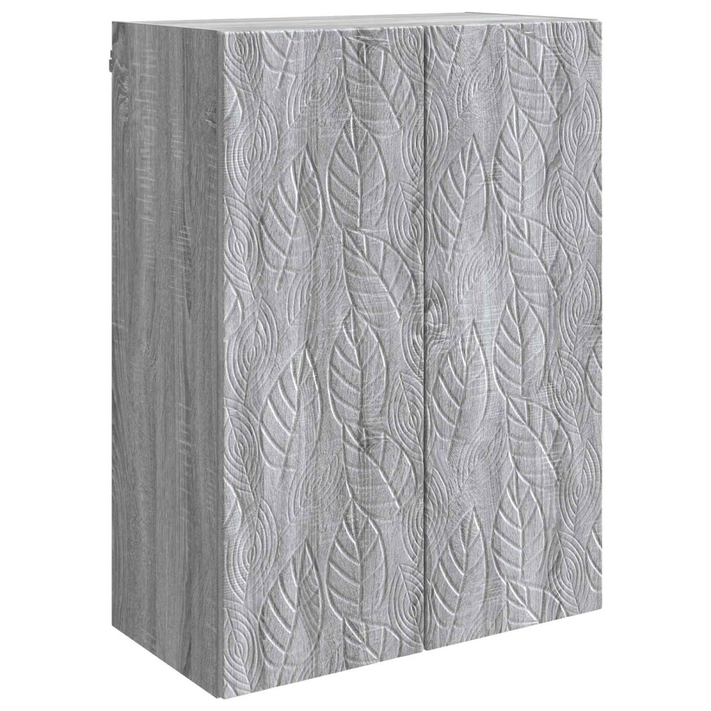 vidaXL Τοίχου Ντουλάπα Γκρι Sonoma 66x34,5x90 εκ
