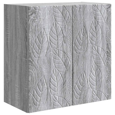 vidaXL Τοίχου Ντουλάπα Γκρι Sonoma 59x31x60cm Επεξεργασμένο Ξύλο