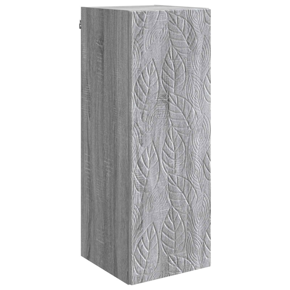 vidaXL Τοίχου Ντουλάπα Γκρι Sonoma 33x34,5x90 εκ