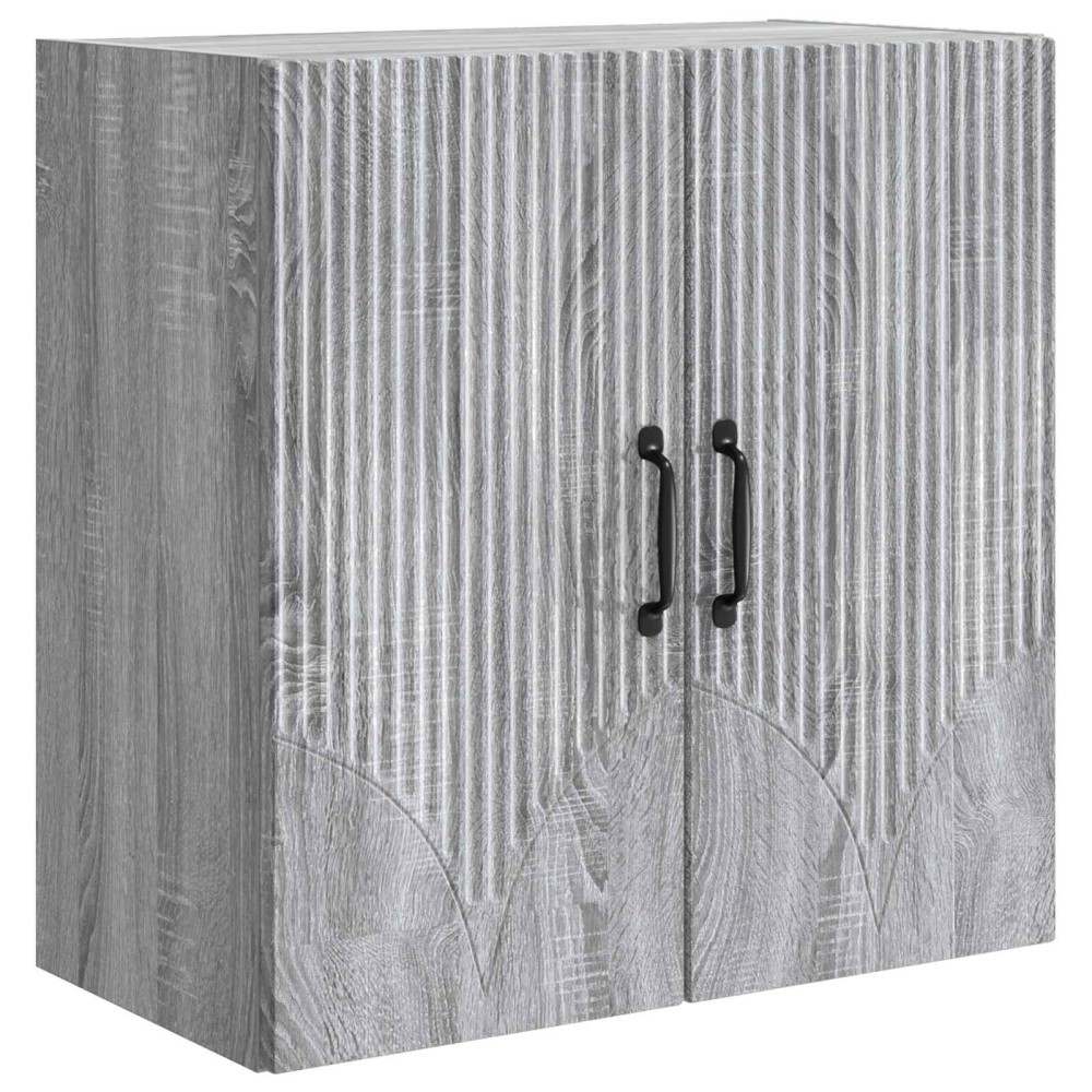 vidaXL Τοίχου Ντουλάπα Γκρι Sonoma 59x31x60cm Επεξεργασμένο Ξύλο