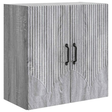 vidaXL Τοίχου Ντουλάπα Γκρι Sonoma 59x31x60cm Επεξεργασμένο Ξύλο