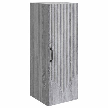 vidaXL Τοίχου Ντουλάπα Γκρι Sonoma 33x34,5x90 εκ