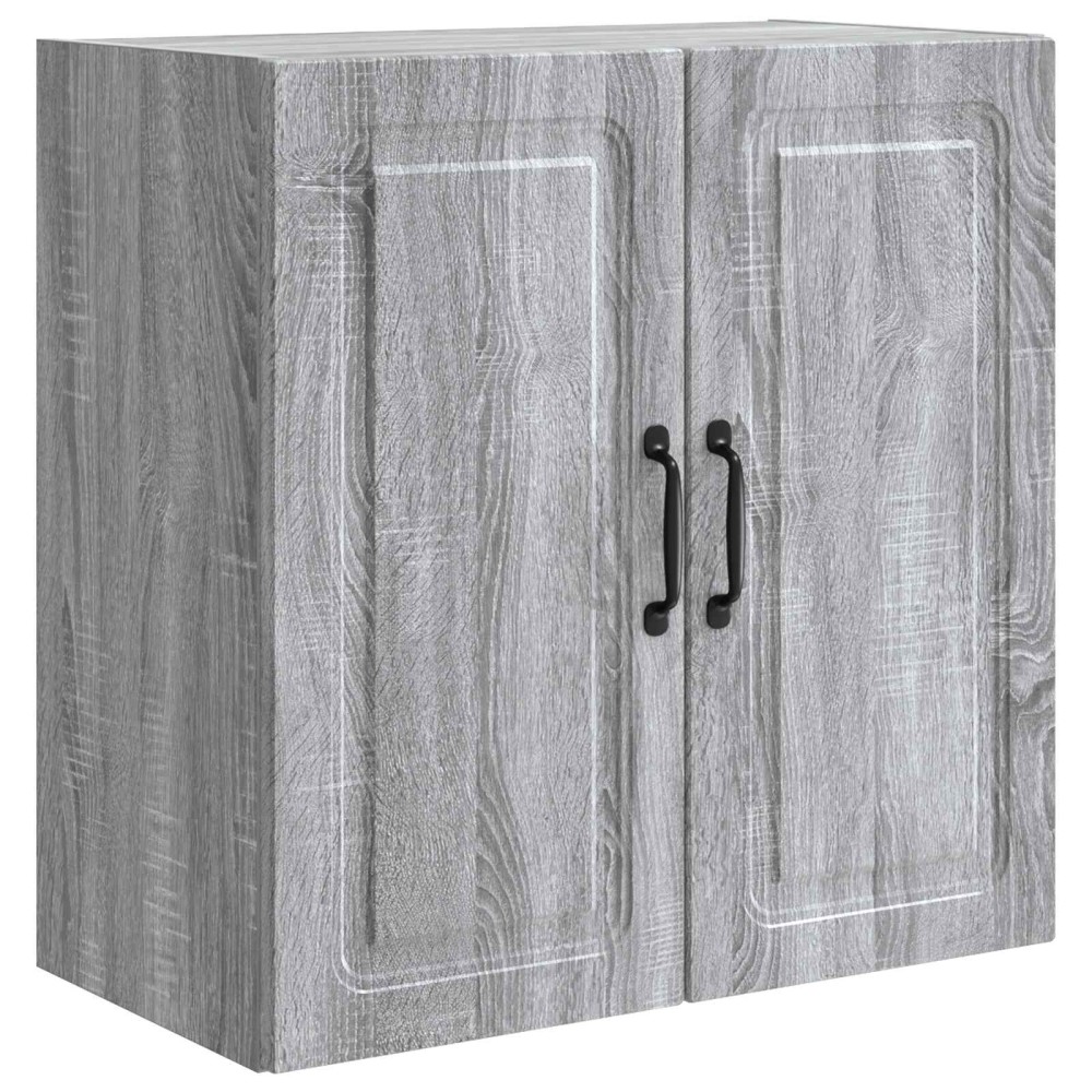 vidaXL Τοίχου Ντουλάπα Γκρι Sonoma 59x31x60cm Επεξεργασμένο Ξύλο