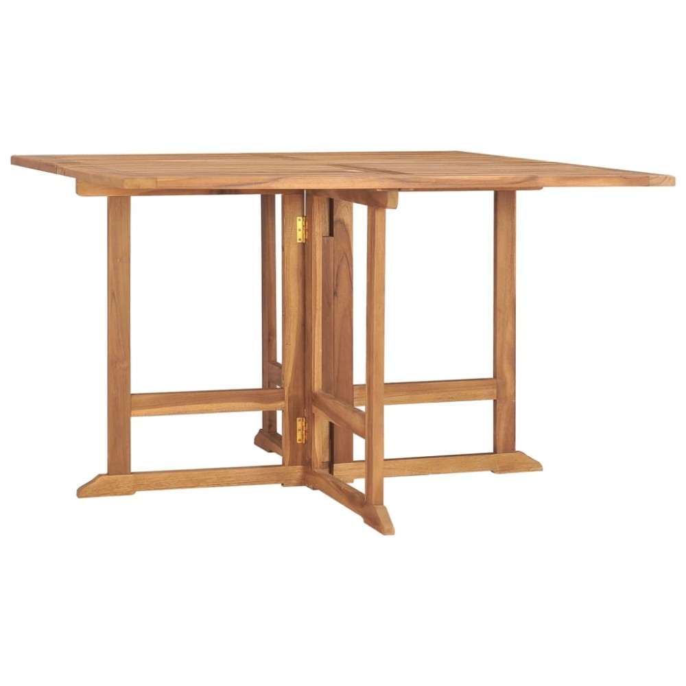 vidaXL Τραπεζαρία Κήπου Πτυσσόμενη 110x110x75cm από Μασίφ Ξύλο Teak 1 τεμ. vidaXL Τραπεζαρία Κήπου Πτυσσόμενη 110x110x75cm από Μασίφ Ξύλο Teak 1 τεμ.