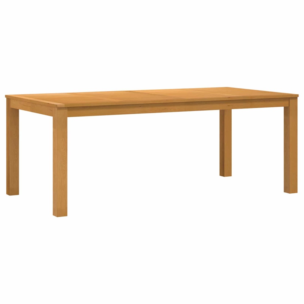 vidaXL Τραπεζαρία 200x100x75cm Στερεό Ξύλο Δρυός Φυσικό 1 τεμ.