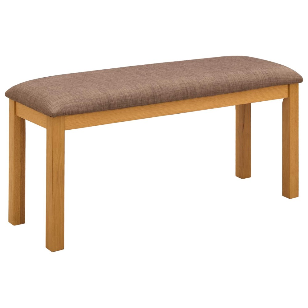 vidaXL Καθιστικό Σαλονιού 95x32x45cm Στερεό Ξύλο Δρυός Γκρι