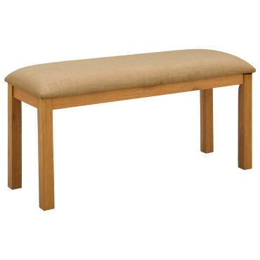 vidaXL Καθιστικό Σαλονιού 95x32x45cm Στερεό Ξύλο Δρυός Μπεζ