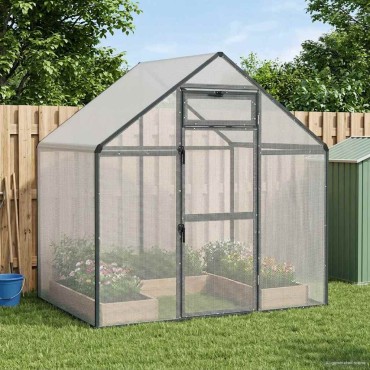 vidaXL Κλουβί Πουλιών Ανθρακί 181,5 x 112 x 173,5 εκ.