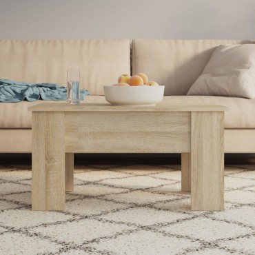vidaXL Τραπεζάκι Σαλονιού Sonoma Δρυς 79x49x41cm Επεξεργασμένο Ξύλο 1 τεμ.