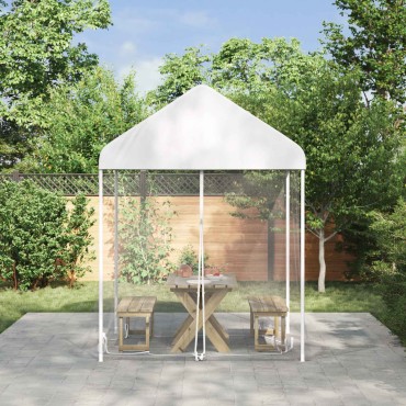 vidaXL Κουνούπι για Περίπτερο 220 mesh Λευκό 2 x 2 x 2 m Πολυεστέρας