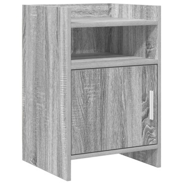 vidaXL Κομοδίνα Γκρι Sonoma 40x36x60cm Επεξεργασμένο Ξύλο 1 τεμ.