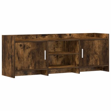 vidaXL Ντουλάπι TV 130x33x47cm Καπνισμένο Ξύλο Δρυός