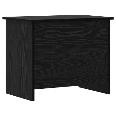 vidaXL Θήκη Αποθήκευσης Μαύρη Δρυς 60x40x50cm Επεξεργασμένο Ξύλο